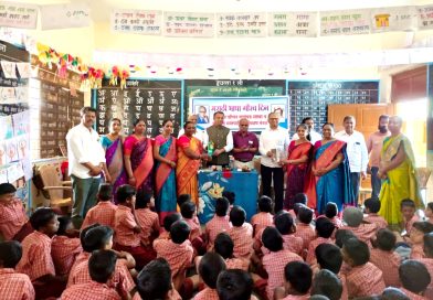 मराठी भाषा गौरव दिन वीर बाजी पासलकर विद्यालय सासवड येथे मोठ्या उत्साहात संपन्न :