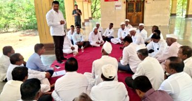 सोमेश्वर सहकारी साखर कारखान्याच्या संपर्क दौऱ्यात ऊस उत्पादक शेतकऱ्यांशी संवाद :