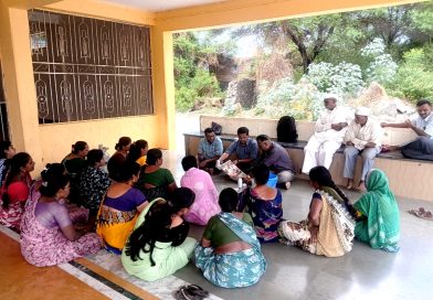 शिवरी – खरीप हंगामाच्या पार्श्वभूमीवर  भुईमूग, बाजरी पिकातील उगवण क्षमता प्रक्रिया मार्गदर्शन वर्ग संपन्न