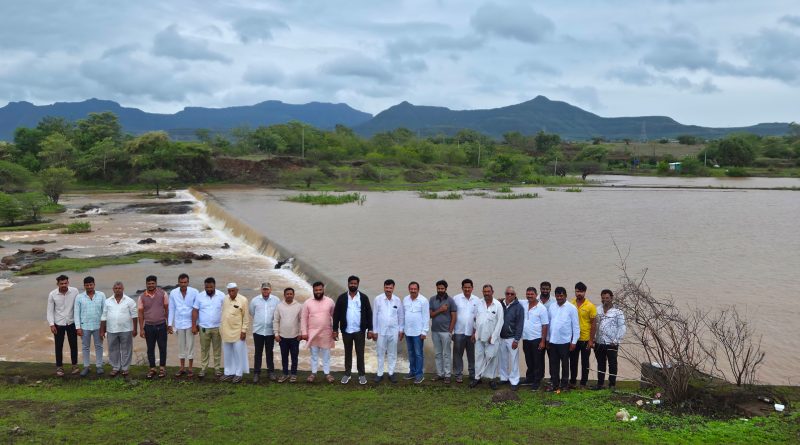 सासवडला पाणीपुरवठा करणारे ‘गराडे धरण हाऊसफुल्ल ‘ जल पूजन करून व्यक्त केली निसर्गासाठी कृतज्ञता!