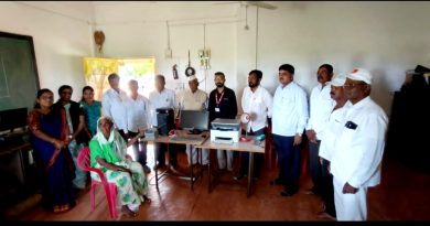 जवळार्जुन येथे आधार कार्ड दुरुस्ती व नोंदणी शिबिरास उस्फूर्त प्रतिसाद ;